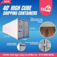 New 40' High Cube Storage Container for Sale in Ottawa!