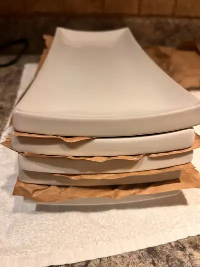 White Rectangular Plates, View more