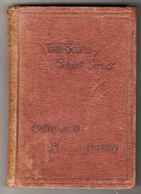 British History for Nova Scotia Schools. 1884 Canadian Text
