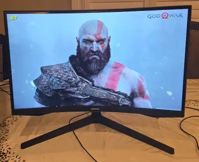 Samsung Curved 27 inch gaming monitor 1440p , 144hz, View more