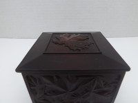 BOMA Recycled Glass Maple Leaf Box Trinket Box