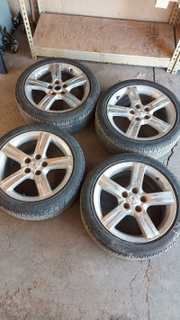 215/45 r17 Brigestone Ecopia Summer Tires (with rims)