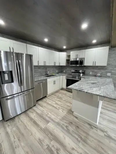 Bright, modern one-bedroom basement apartment available for rent! This recently renovated and spacio...