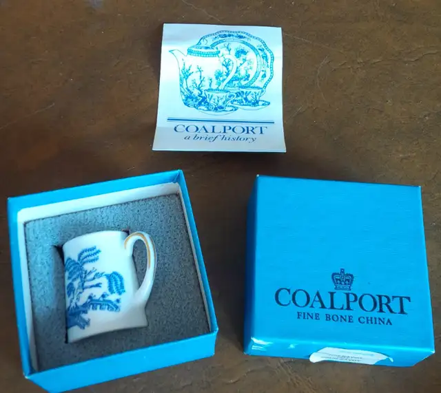 Coalport Fine Bone China Miniature Jug, NIB in Arts & Collectibles in Stratford - Image 2