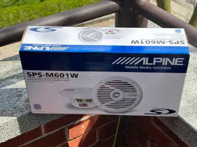 Alpine SPS-M601W 6 1/2" / 16 cm Marine Speakers, View more