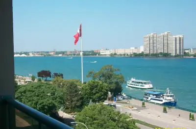 My 2 bedroom Condo in the LeGoyeau bldg (111 Riverside Dr, Windsor, ON) is on a high floor, with fab...