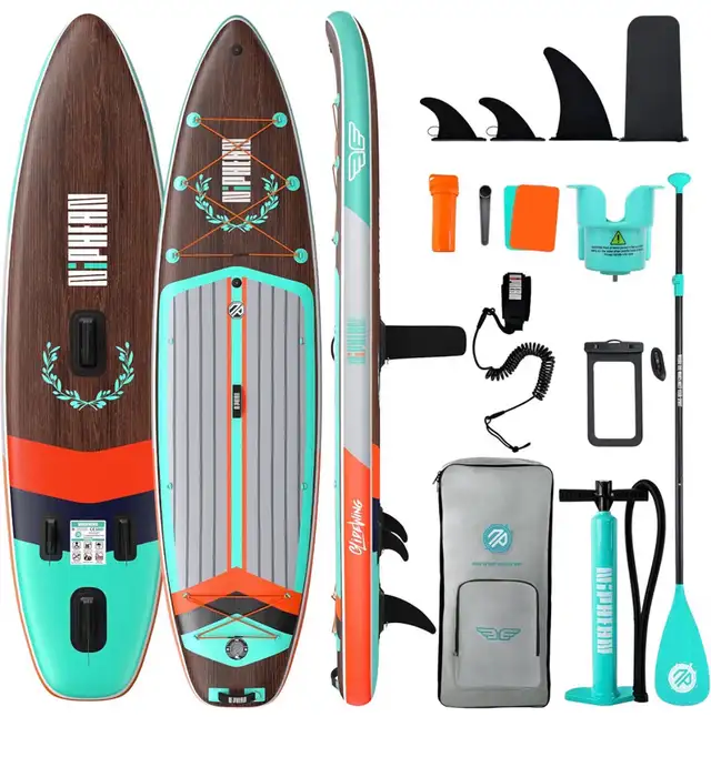 Niphean 11’ Inflatable Paddle Board – Used Once! in Other in Calgary - Image 2