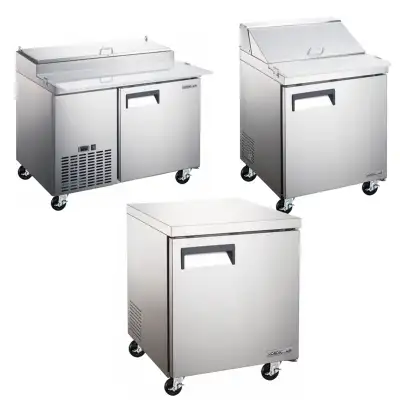 BRAND NEW Commercial Refrigerated Prep Tables - ALL SIZES!, View more