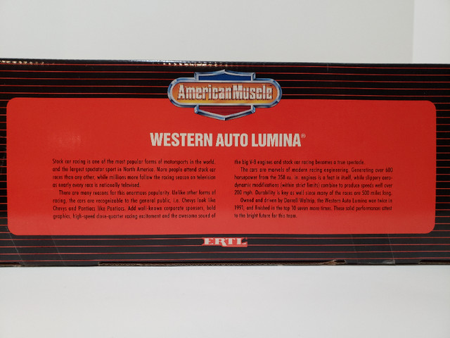 Western Auto Lumina #17 American Muscle Ertl Die-Cast Model Car in Arts & Collectibles in Vancouver - Image 3