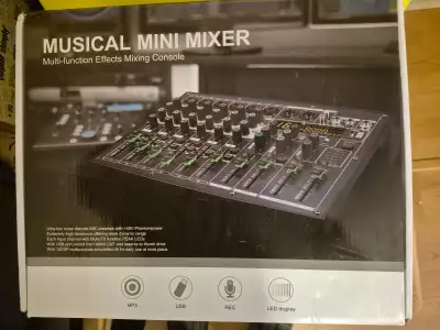 MIXER 6 entrées pour JAM, STUDIO, CONCERT, View more