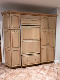 Solid wood kitchen cabinets + free appliances