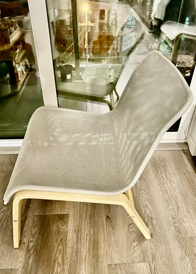 2 IKEA chairs_Pair of IKEA NILSEN Grey Mesh Chairs in Chairs & Recliners in Richmond - Image 6
