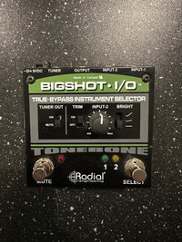Bigshot I/O - Radial - Instrument selector