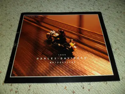 1996 Harley Davidson Dealer Full Color Sales Brochure Literature, View more