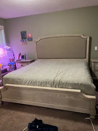 king size bed frame with headboard , View more