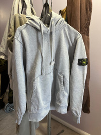 Stone island hoodie gray 