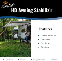 Carefree HD Stabilizer Awning Support Pole Kit - Orange 108 inch