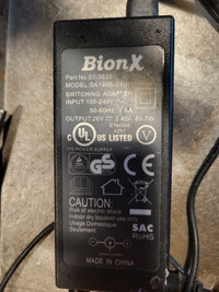 Bionx 48V charger