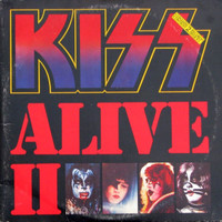 KISS Alive II 1977 double live album release with tatoo's / book