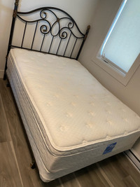 Sealy Double Mattress with frame and box spring