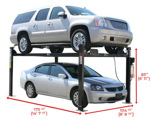 High Standard 4 Post Car Lift, Parking Lift, Storage Lift 8000lb in Other Parts & Accessories in Burnaby/New Westminster