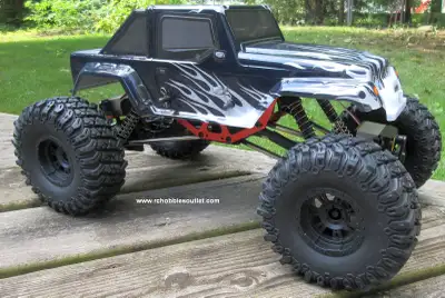 NEW HSP 1/10 SCALE 4WD RC ROCK CRAWLER WITH 4 WHEEL STEERING ( 4 modes) -- Two Axle Mounted 15Kg Hig...