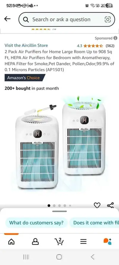 Aircillin Air Purifier, View more