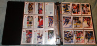 NHL Upper Deck 1990 Binder Full of Cards Nos 1 to 550 Ptd Canada