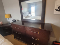  Dresser/mirror and nightstand 