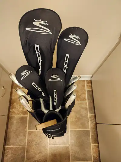 New 12 piece Cobra XL Right hand golf club's with PAL PING putte, View more