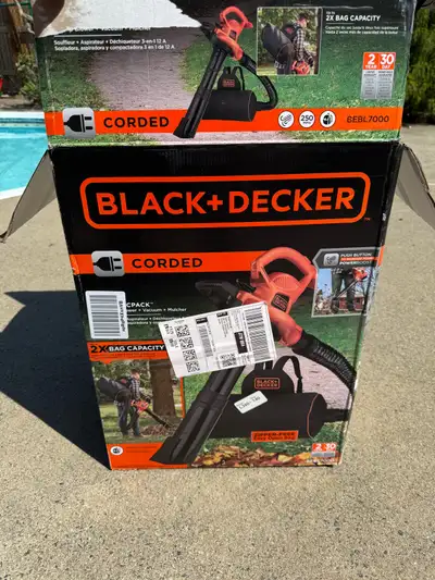 Leafblower Black & Decker Souffleuse a Feuille, View more
