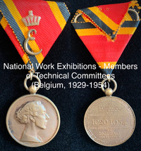 Medal of the National Work Exhibitions - Technical Committees
