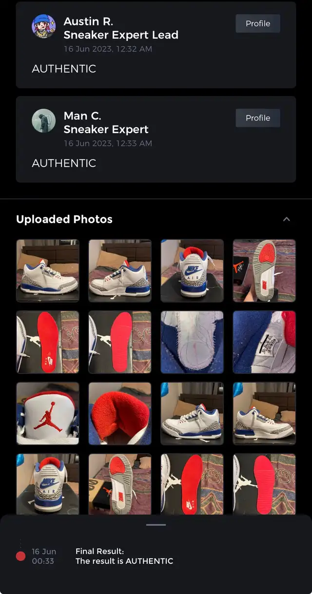 Air Jordan 3 True Blue - Size 9.5M in Men's Shoes in City of Toronto - Image 8