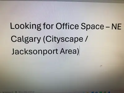 We are looking to lease 2 office rooms or a small office space for our accounting and tax services b...