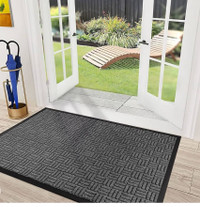 Mibao Front Door Mat, Heavy Duty Durable Welcome Mat for Outdoor