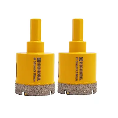Diamond Core Drill Bit,2Pcs Diameter 35mm x 10mm, View more