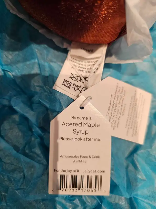 Jellycat Acered Maple Syrup  in Toys in Oshawa / Durham Region - Image 5