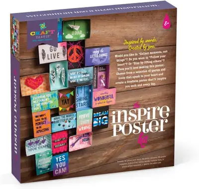 Craft-tastic Inspire Poster Kit - Craft Kit to Design and Build, View more