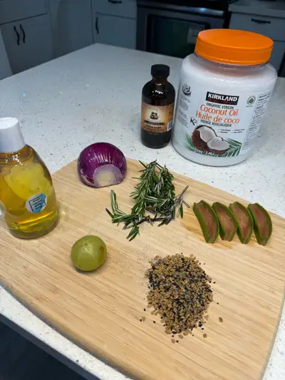 Homemade hair treatment oil (Oakville), View more