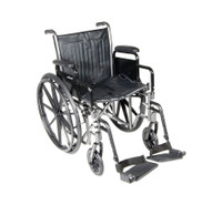 WHEELCHAIR 20" WITH SWING-AWAY FOOTREST - RENTAL MONTHLY