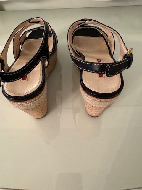 WOMAN'S PRADA CORK WEDGE HEELS in Women's - Shoes in City of Toronto - Image 6