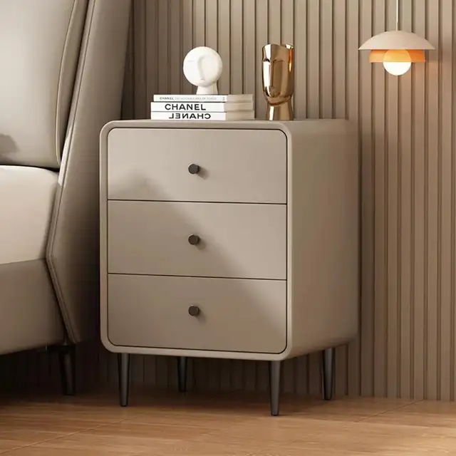 Khaki Bagtas Solid Wood Nightstand in Other Tables in Hamilton - Image 2