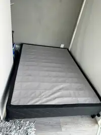 Double Box Spring + Adjustable Bed Frame