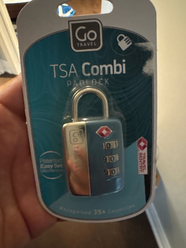 Go Travel TSA Combi Padlock in Bags & Luggage in Markham / York Region