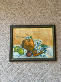 “Thanksgiving “ painting,professionally framed 