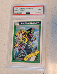 1990 Green Goblin Marvel Universe Impel Card #74 PSA 9 MINT