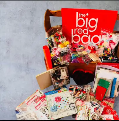 BIG RED SURPRISE BAG, View more