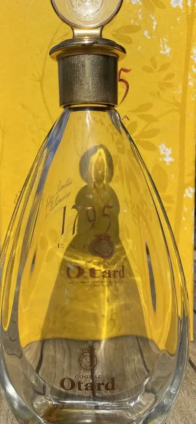 Empty Otard cognac whiskey bottle 1998, View more