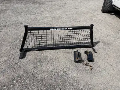 Safety Rack. Soft tri fold tonneau cover brackets. Decent condition, some rust. All hardware include...