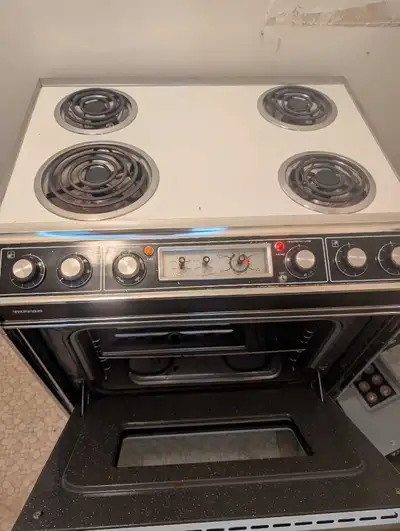 Tappan inset stove great shape with subpanel fuse box, View more